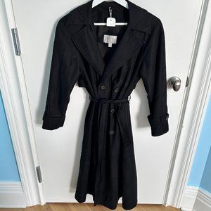Black Vintage Trench Coat (with tag)